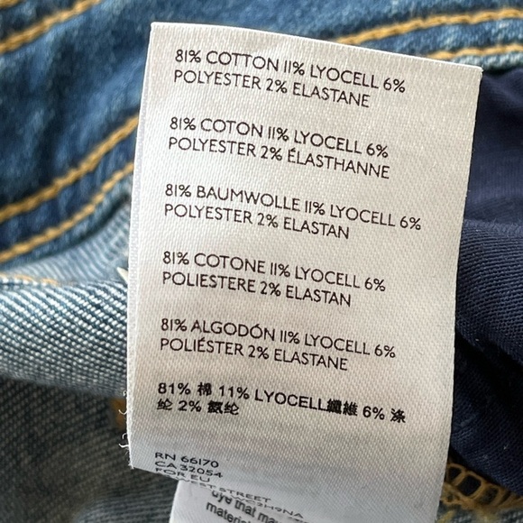 Pilcro and the Letterpress Anthropologie High Rise Skinny Ankle Cropped Jeans - Picture 10 of 10